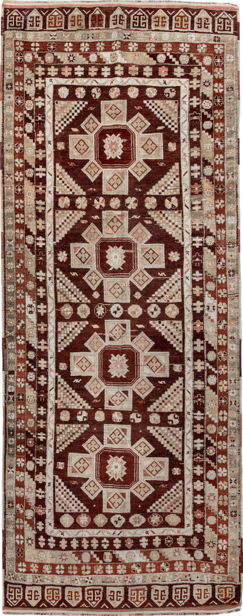 Vintage Anatol Runner Rug (4' x 11')